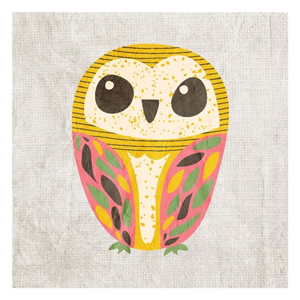 Framed Owl Love 3 Print