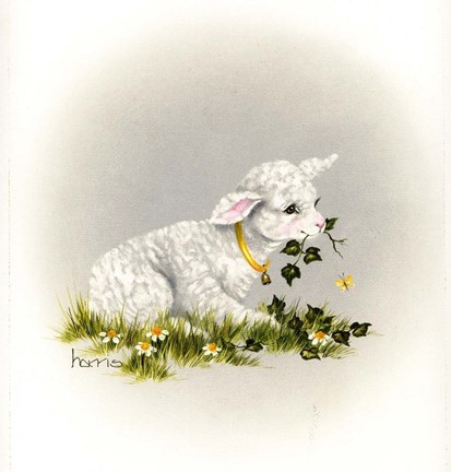 Framed Little Lambsy Divey Print