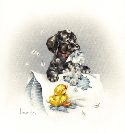 Framed Just Ducky Print