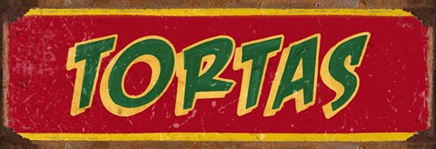 Framed Tortas Red Print