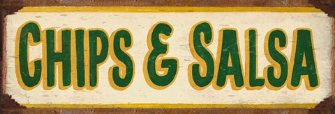 Framed Chips And Salsa Cream Print