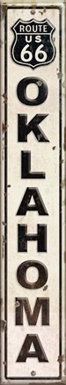 Framed Route 66 OK Print