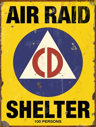 Framed Air Raid CD Print