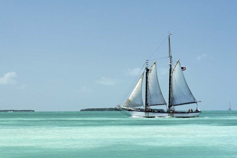 Framed Appledore Calm Sea Print