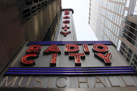 Framed Radio City Music Hall Print