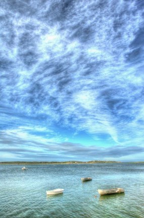 Framed Three Dinks Vertical Print