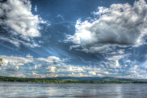 Framed Hudson At Balmville 2 Print