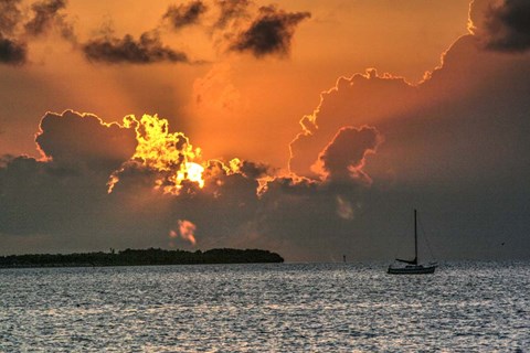 Framed Key West Sunrise IV Print