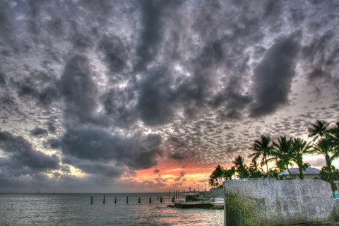 Framed Key West Sunset IX Print