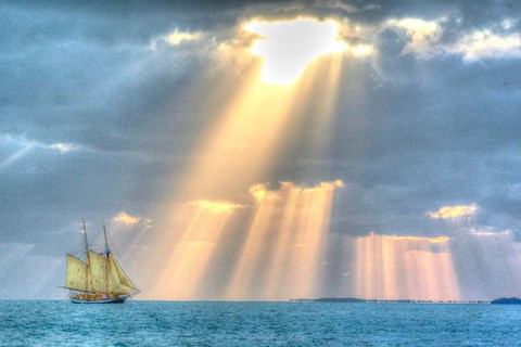 Framed Key West Sunset XIII Print