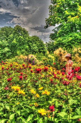 Framed Model Release Garden Vertical Print