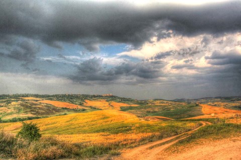 Framed Tuscan Storm II Print