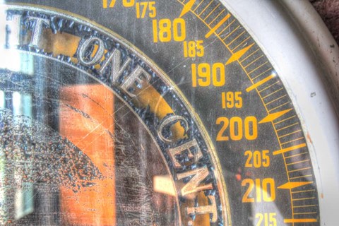 Framed Penny Scale detail Print