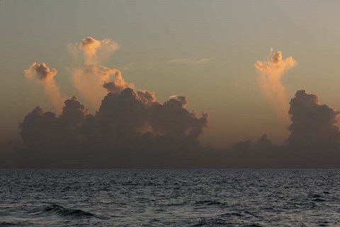 Framed Ocean Sunrise 3 Print