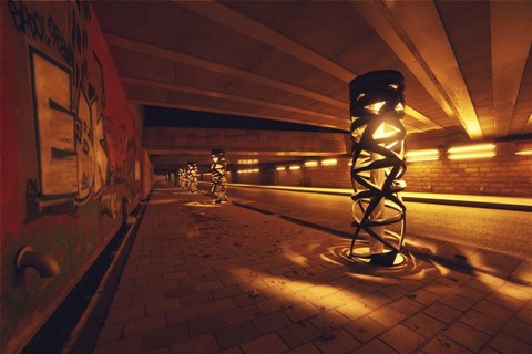 Framed Light Bridge Print