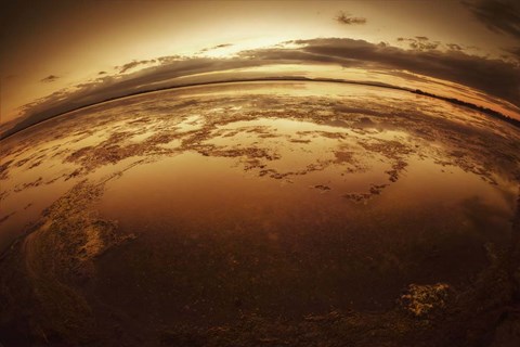 Framed Etang St Cyp Print