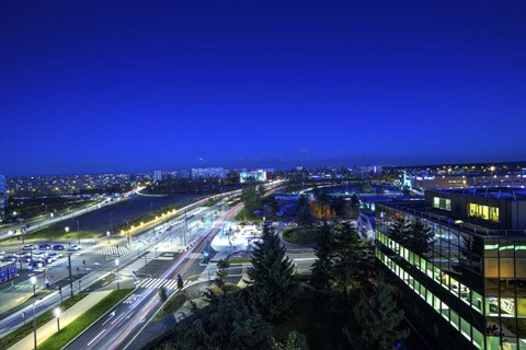 Framed Roof Velizy Print