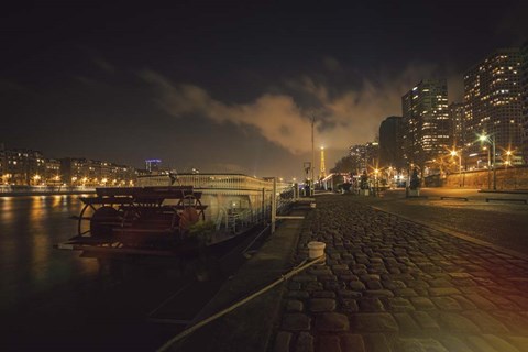 Framed Moody Eiffel Print