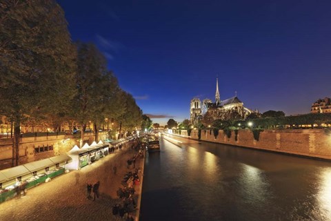 Framed Night Market Print