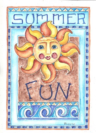 Framed Summer Fun Print