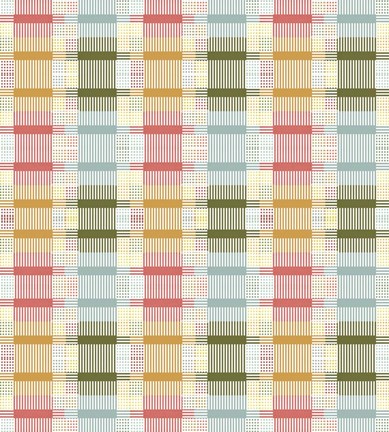 Framed Patchwork Print