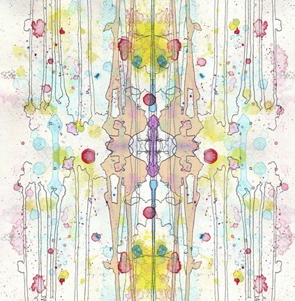 Framed Splatter 1 Print