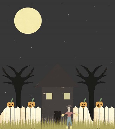 Framed Halloween Print