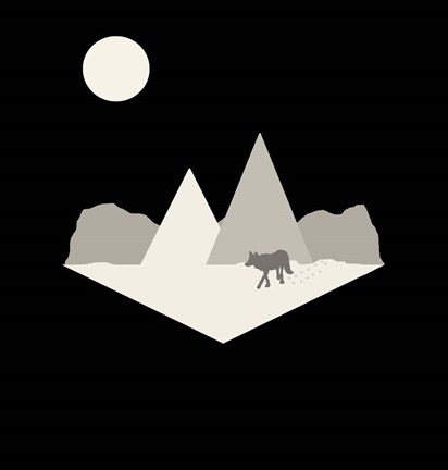 Framed On the Prowl Print