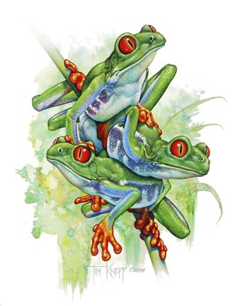 Framed Red Eyes Print