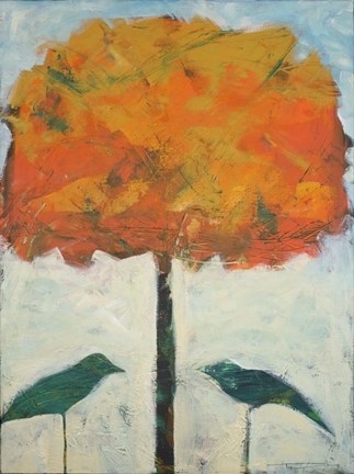 Framed Birds And Maple Print