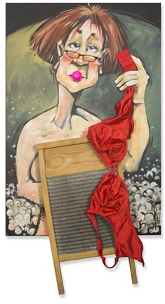 Framed Bubbles Print