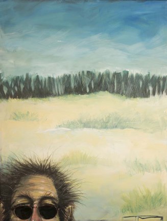 Framed Harveys Failed Beach Selfie Print