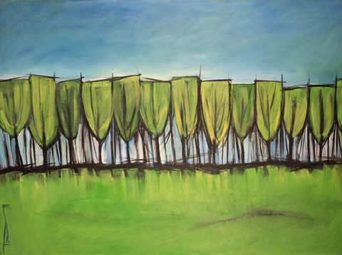 Framed Evangelist Trees Print