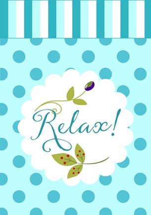 Framed Relax Print