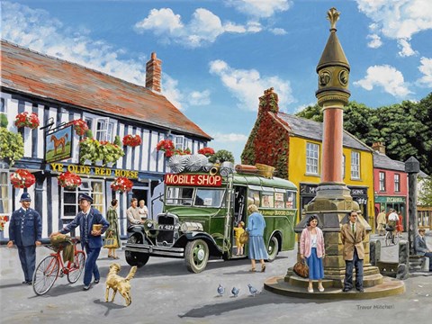 Framed Marketplace Print