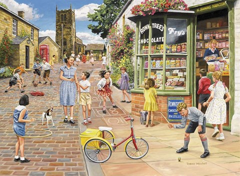 Framed Sweet Shop Print