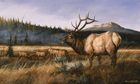 Framed September Royal Print