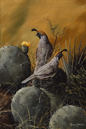 Framed Sentinel Pair Print