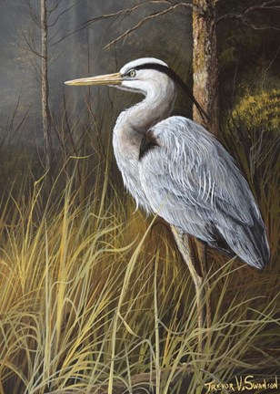 Framed Guard At Water&#39;s Edge Print