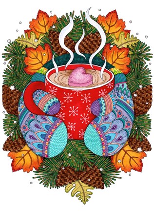 Framed Winter Wonderland 3 - Color Print