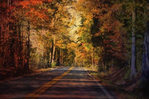 Framed Falls Guiding Light Print