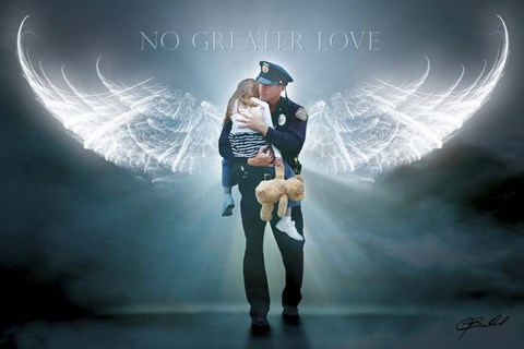 Framed Angelic Rescue Print