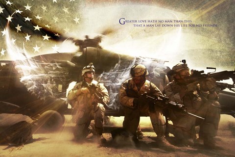 Framed Angels On The Ground Print