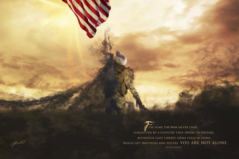 Framed Keep Reaching Print