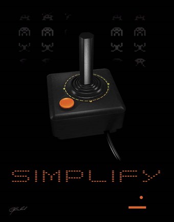 Framed Simplify Print