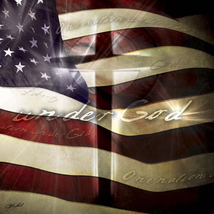 Framed Under God Print