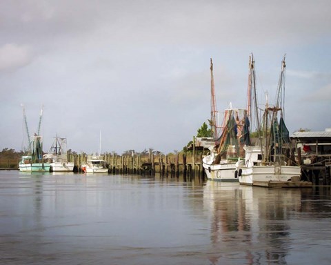 Framed Darien, GA Print