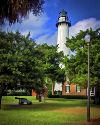 Framed Simons, GA Print