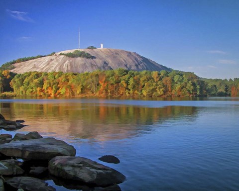 Framed St. Mt., GA Print