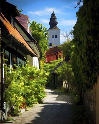 Framed Visby, Sweden Print